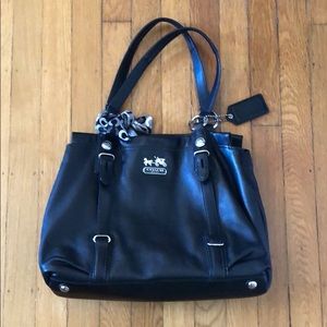 Authentic Leather Coach Handbag